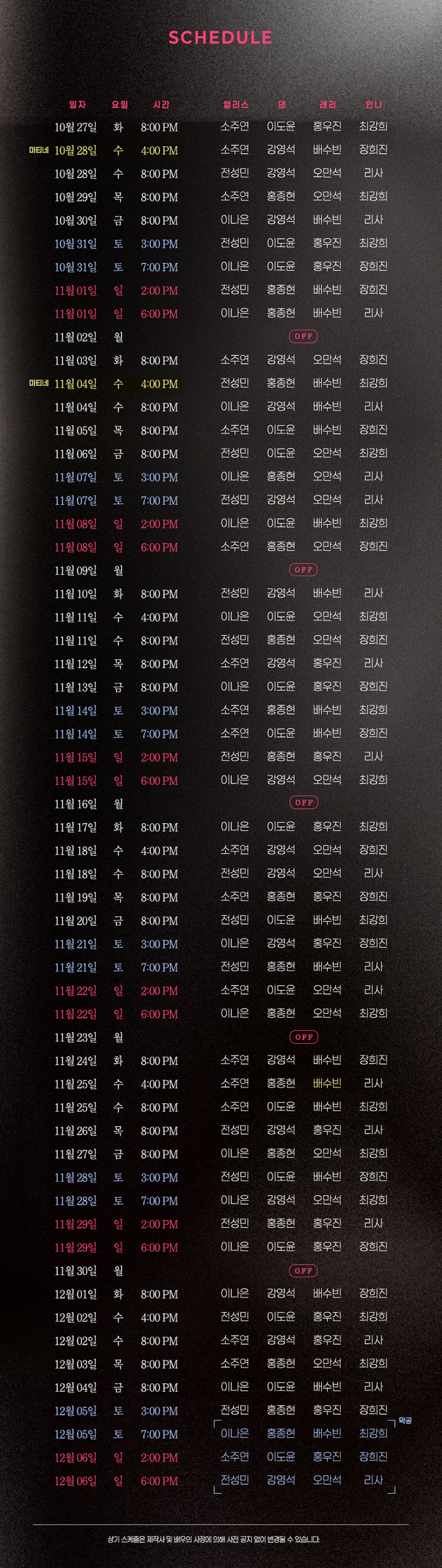 연극 〈클로저〉