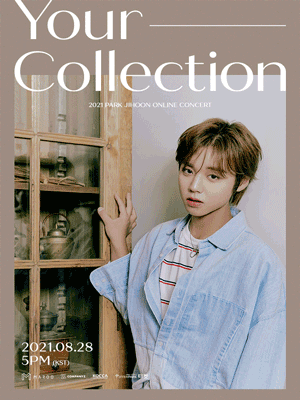 2021 PARK JIHOON ONLINE CONCERT “Your Collection” 티켓오픈 안내 포스터