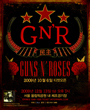 건즈앤로지스(GUNS N’ ROSES) 첫 내한공연 포스터