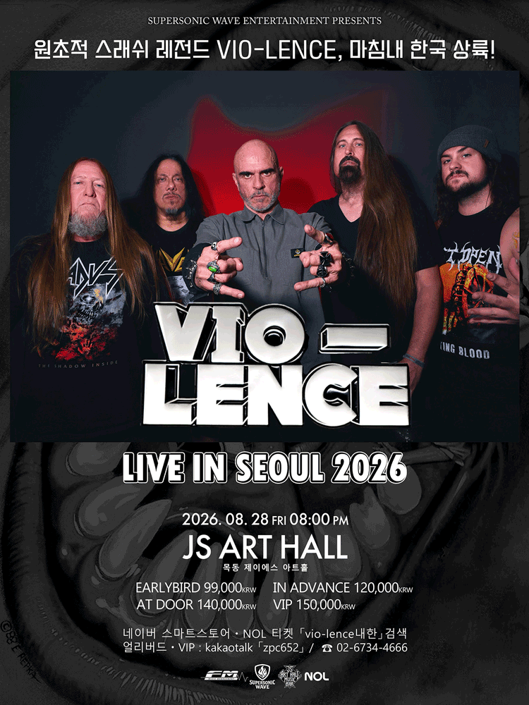 VIO-LENCE Live In Seoul 2026