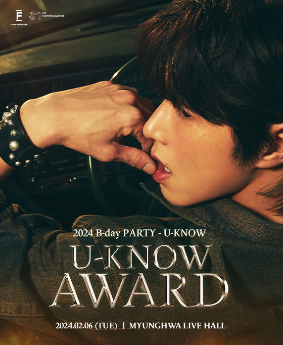 2024 B-day PARTY - U-KNOW [U-KNOW AWARD]단독판매 공연 포스터