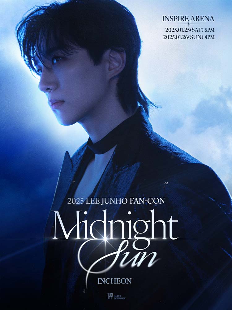 2025 이준호 FAN-CON 〈Midnight Sun〉 in INCHEON단독판매 공연 포스터