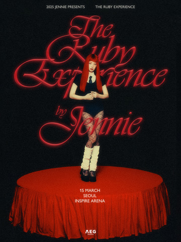 JENNIE 'The Ruby Experience' 단독판매 공연 포스터