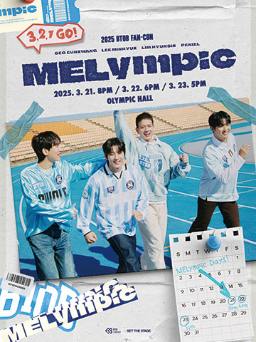 2025 BTOB FAN-CON ‘3,2,1 GO! MELympic' 단독판매 공연 포스터