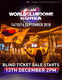 BigCityBeats WORLD CLUB DOME KOREA 2018 Blind Ticket