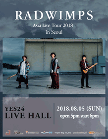 RADWIMPS Asia Live Tour 2018 in Seoul