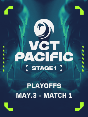 VCT PACIFIC STAGE1 Playoffs(5.3) M1 : TS VS T1