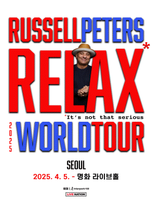 RUSSELL PETERS RELAX WORLD TOUR IN SEOUL main poster