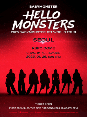 ［Play＆Stay］2025 BABYMONSTER 1st WORLD TOUR 〈HELLO MONSTERS〉 IN SEOUL + Hotel