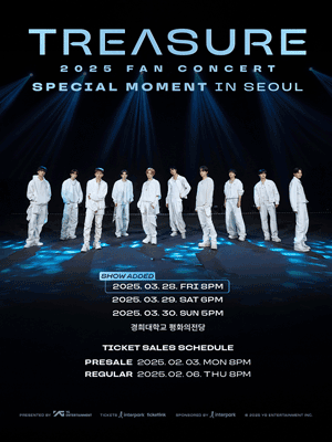 ［Play＆Stay］ 2025 TREASURE FAN CONCERT ［SPECIAL MOMENT］ IN SEOUL +Hotel