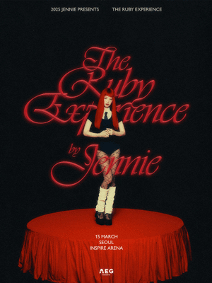 JENNIE 'The Ruby Experience' 단독판매 공연 포스터