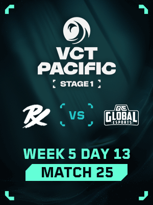 VCT PACIFIC STAGE1 (4.19) - M25 : PRX VS GE