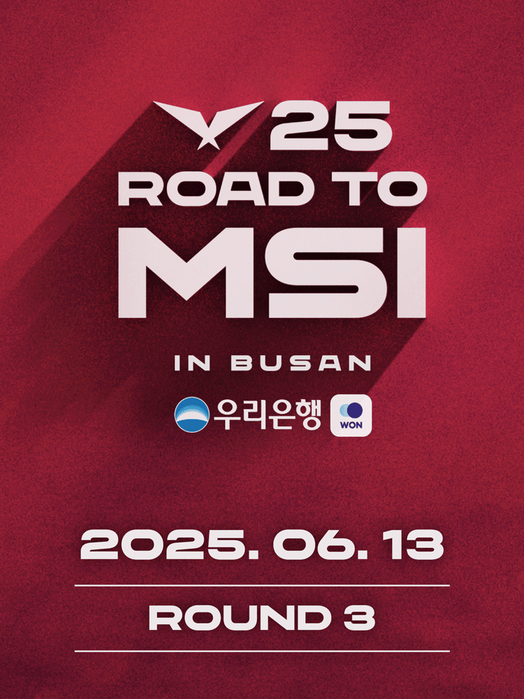 2025 LCK Road to MSI R3 HLE (Away) Cheer Zone