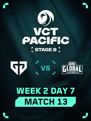 VCT Pacific Stage 2 (7.25) - M13 : GEN VS GE