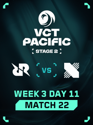 VCT Pacific Stage 2 (8.2) - M22 : RRQ VS DRX
