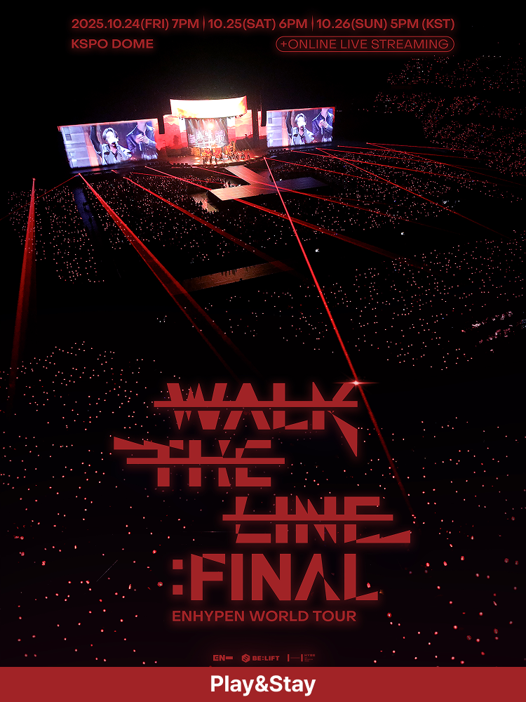 ［Play＆Stay］ENHYPEN WORLD TOUR ‘WALK THE LINE’ : FINAL+Hotels