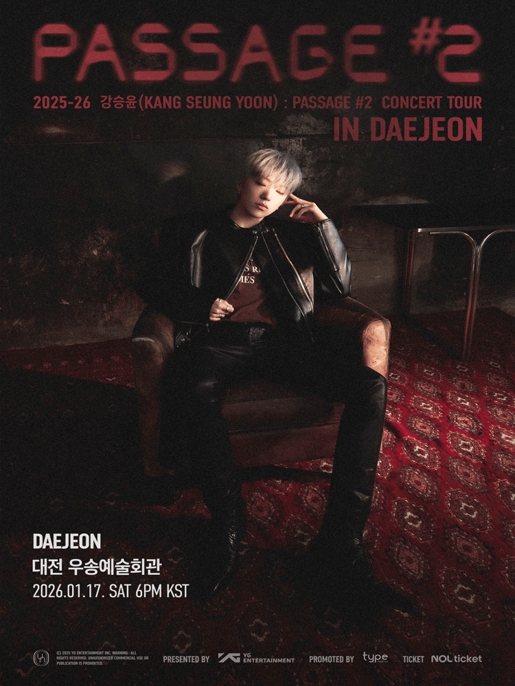 2025-26 강승윤(KANG SEUNG YOON) : PASSAGE ＃2 CONCERT TOUR IN DAEJEON