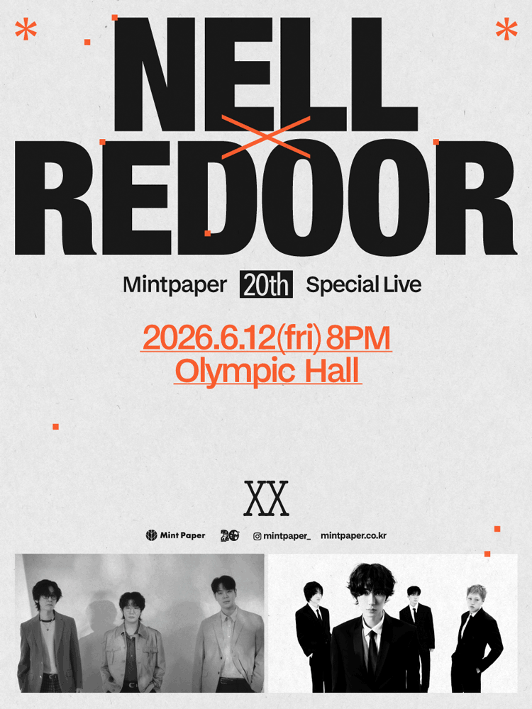 NELL X REDOOR : MINTPAPER 20th SPECIAL LIVE