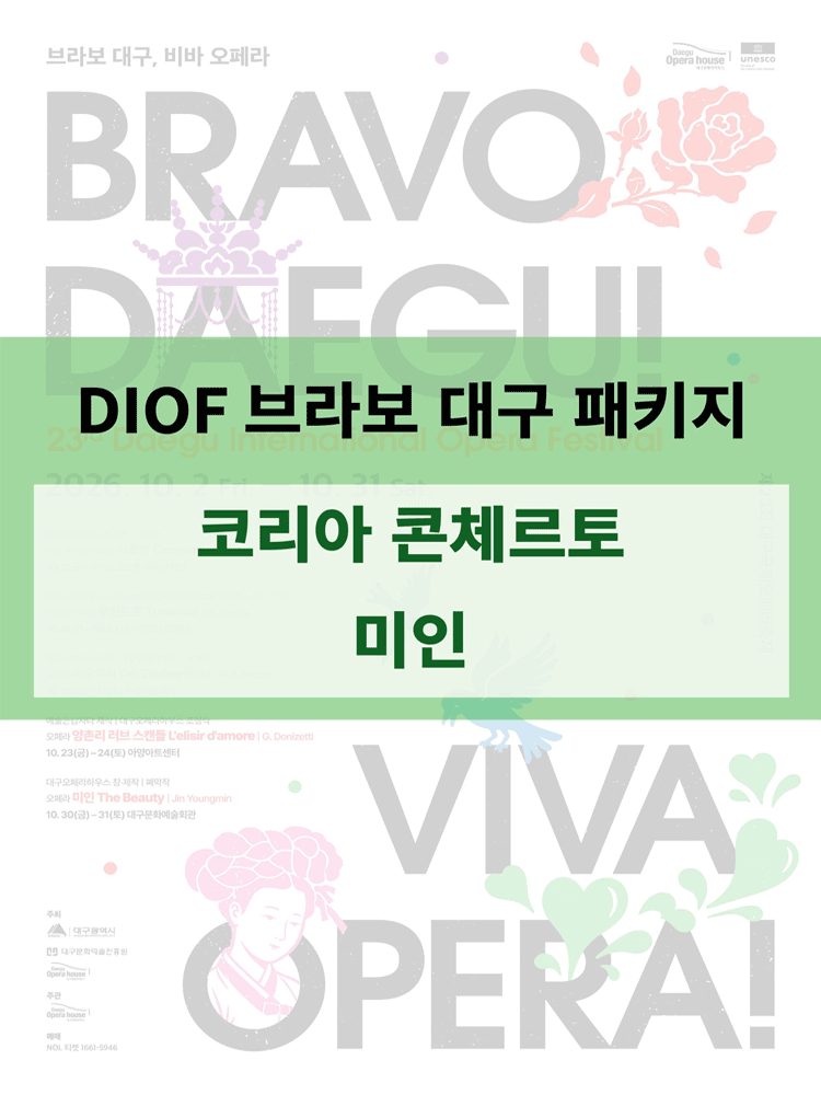 제23회 DIOF 브라보 대구 패키지