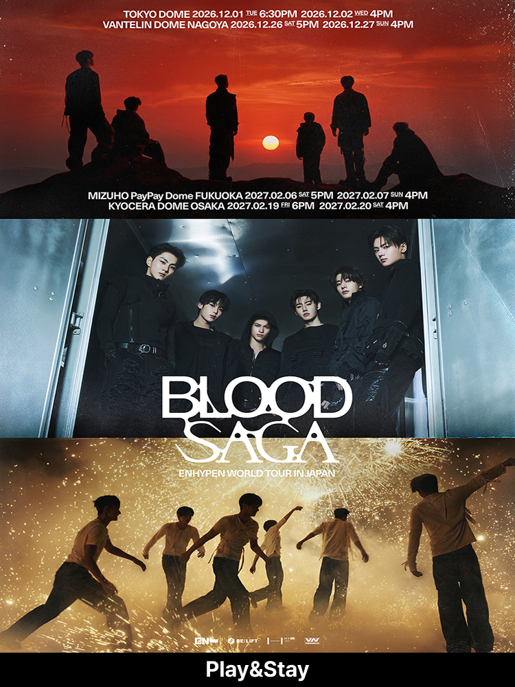 [Play＆Stay] ENHYPEN WORLD TOUR 'BLOOD SAGA' IN JAPAN + Hotels