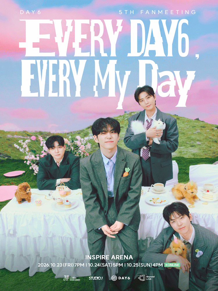 데이식스 DAY6 5TH FANMEETING 〈EVERY DAY6, EVERY My Day〉 포스터
