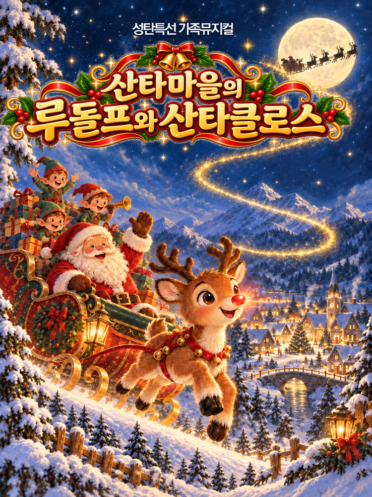 만원의행복 (2026년성탄가족 뮤지컬) 산타마을의 루돌프와 산타클로스 - 진주