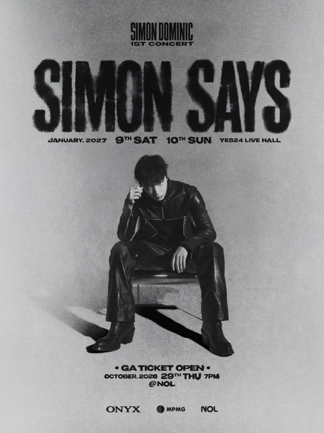 SIMON DOMINIC 1ST CONCERT 〈SIMON SAYS〉